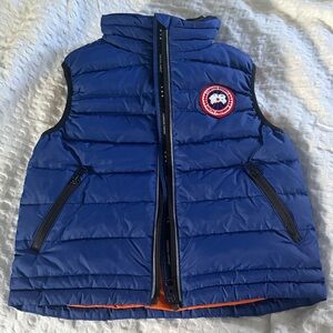 Canada Goose Orange and Blue Puffer Vest